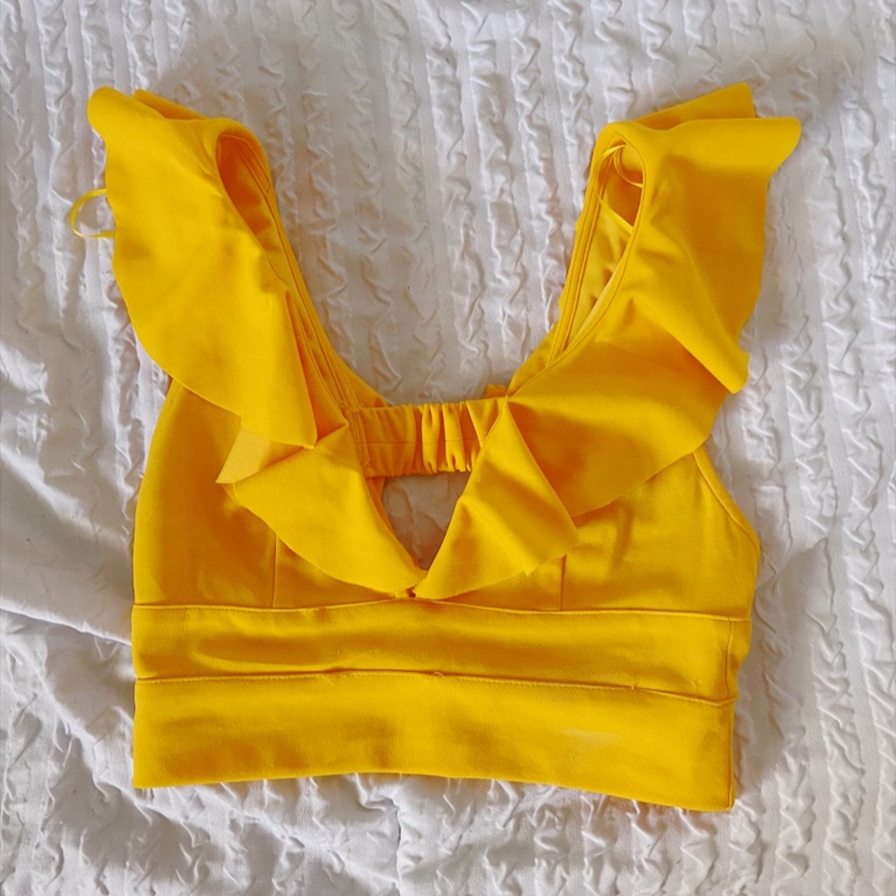 Ruffle crop top